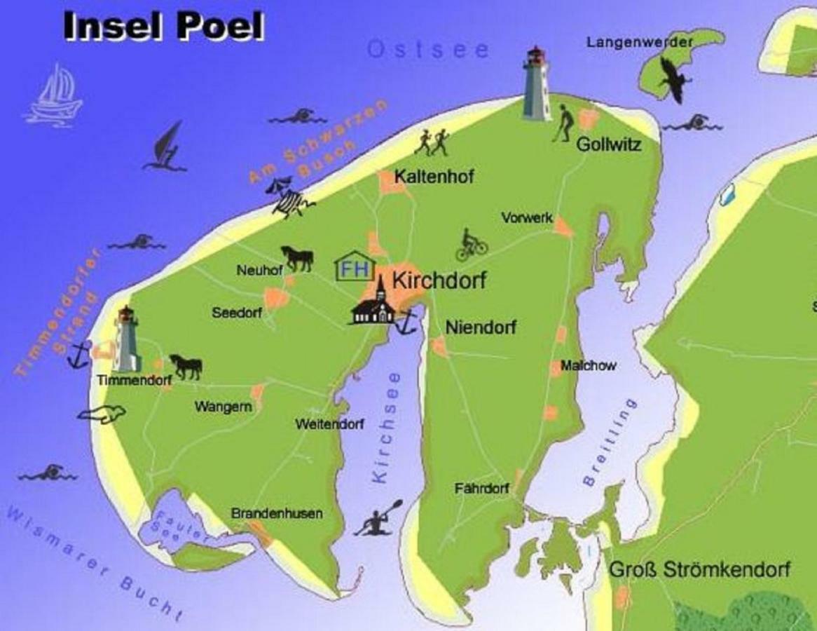 Ferienwohnung Ostseeblick Insel Poel Kültér fotó